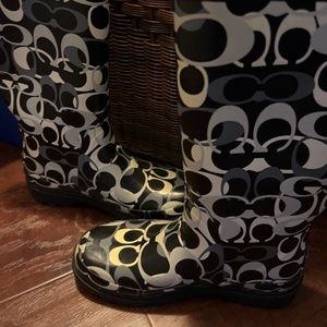 Coach Rain boots